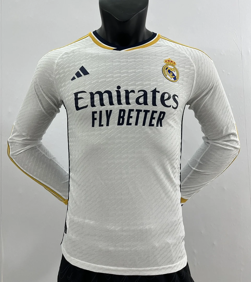 23-24 Real Madrid Home Long Sleeve S-4XL - view 1