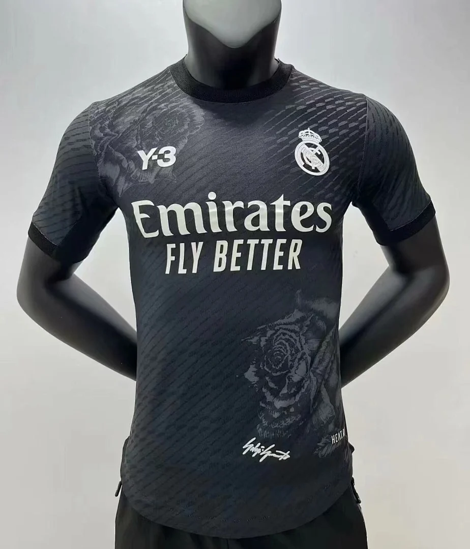 24-25 Real Madrid Y3h Black S-2XL - view 1