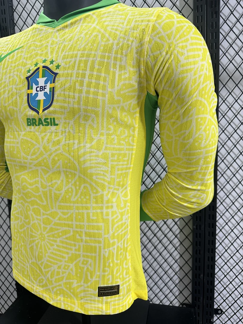 24 Brazil Home Long Sleeve S-2XL - view 7