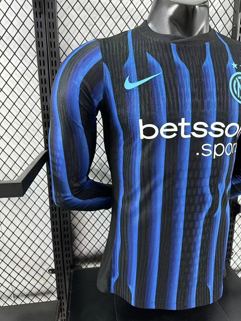 2526 Inter Milan Home Long Sleeve S-2XL - view 6