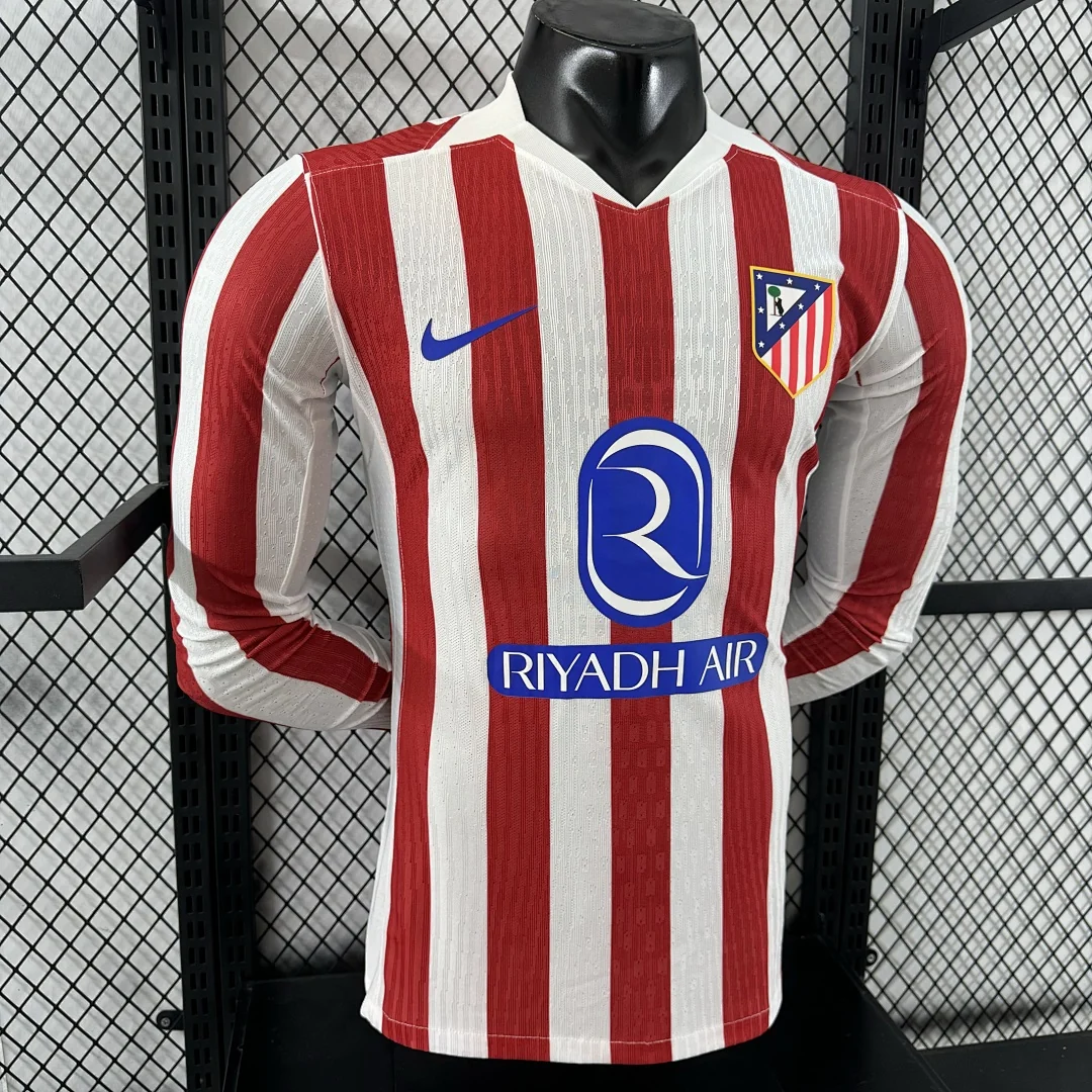 2526 Atletico Madrid Home Long Sleeve S-2XL - view 6