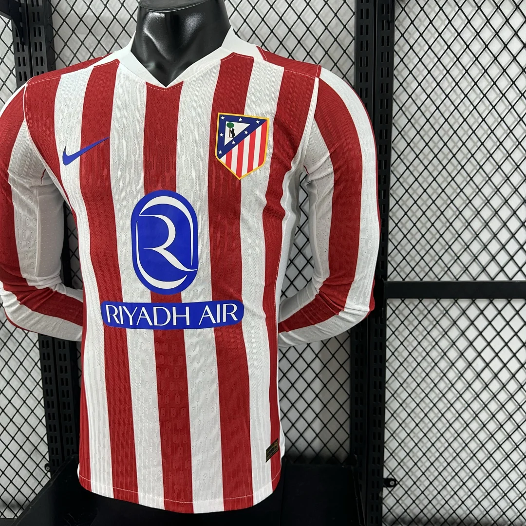 2526 Atletico Madrid Home Long Sleeve S-2XL - view 7