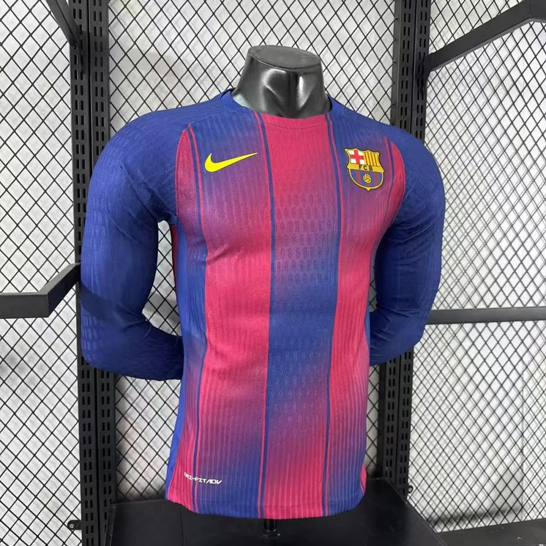 2526 Barcelona Home Long Sleeve Plain S-4XL - view 3