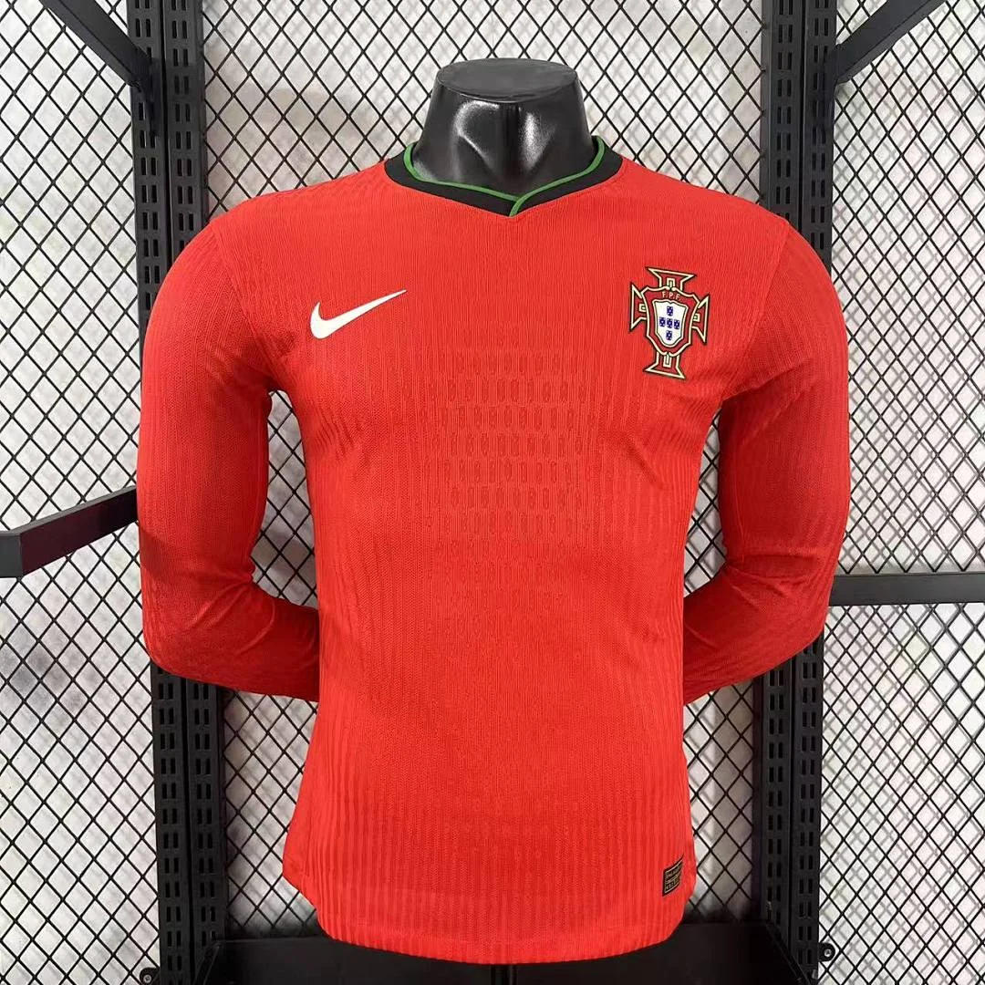 2024 Portugal Home Long Sleeve S-2XL - view 1