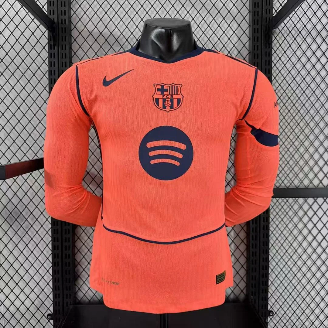 2526 Barcelona Second Away Long Sleeve S-3XL - view 1