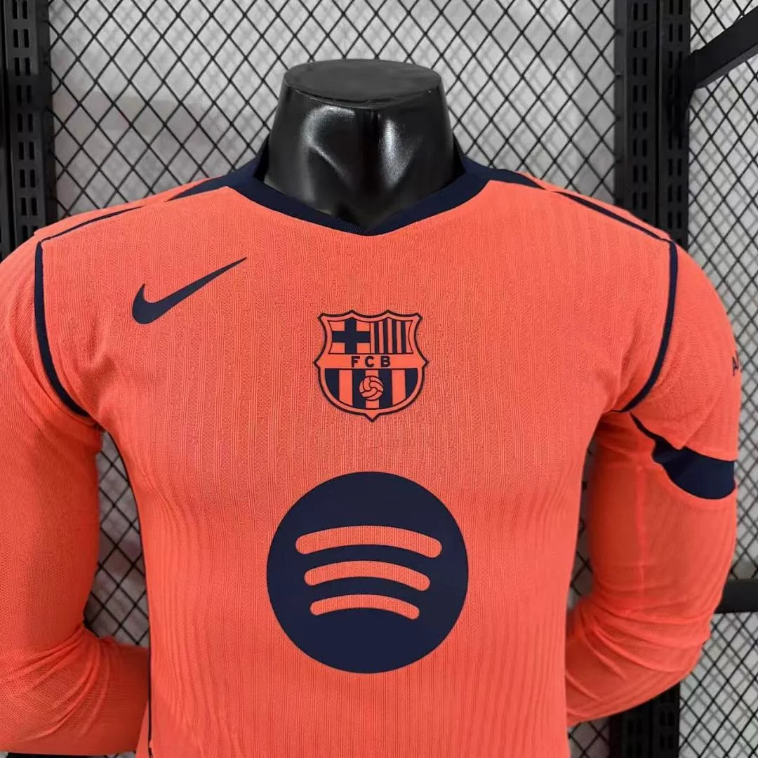 2526 Barcelona Second Away Long Sleeve S-3XL - view 3