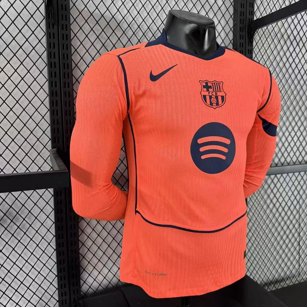 2526 Barcelona Second Away Long Sleeve S-3XL - view 6