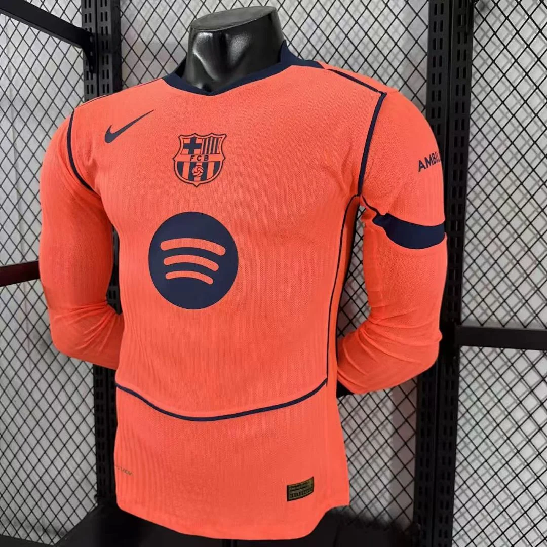 2526 Barcelona Second Away Long Sleeve S-3XL - view 7