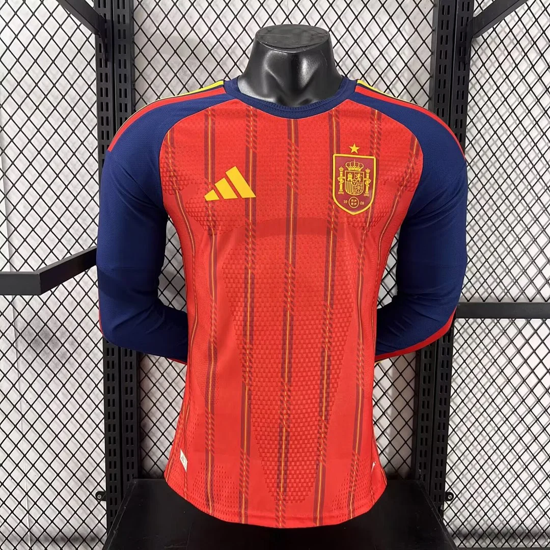 2026 Spain Home Long Sleeve S-4XL - view 1