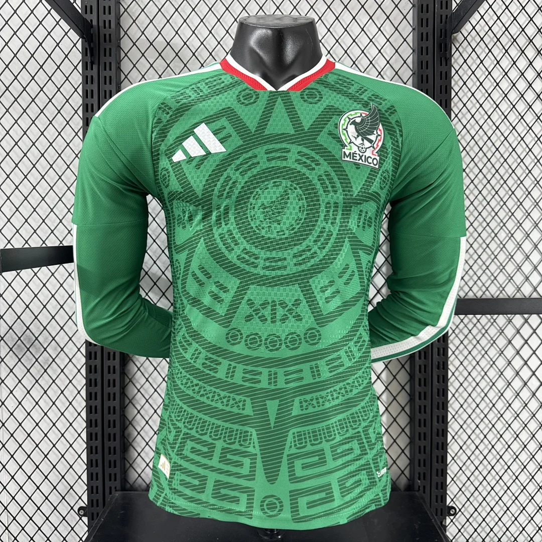 2026 Mexico Home Long Sleeve S-4XL - view 1