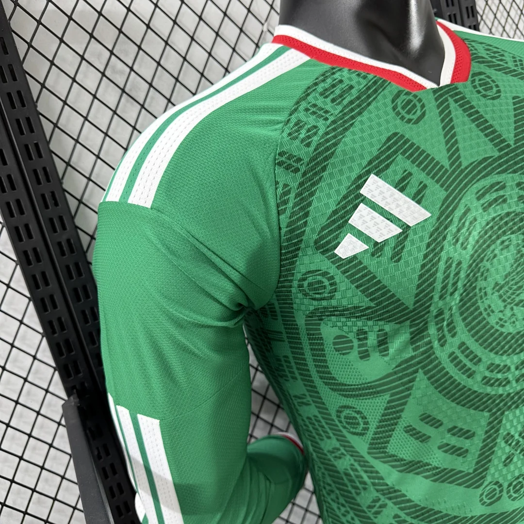 2026 Mexico Home Long Sleeve S-4XL - view 3
