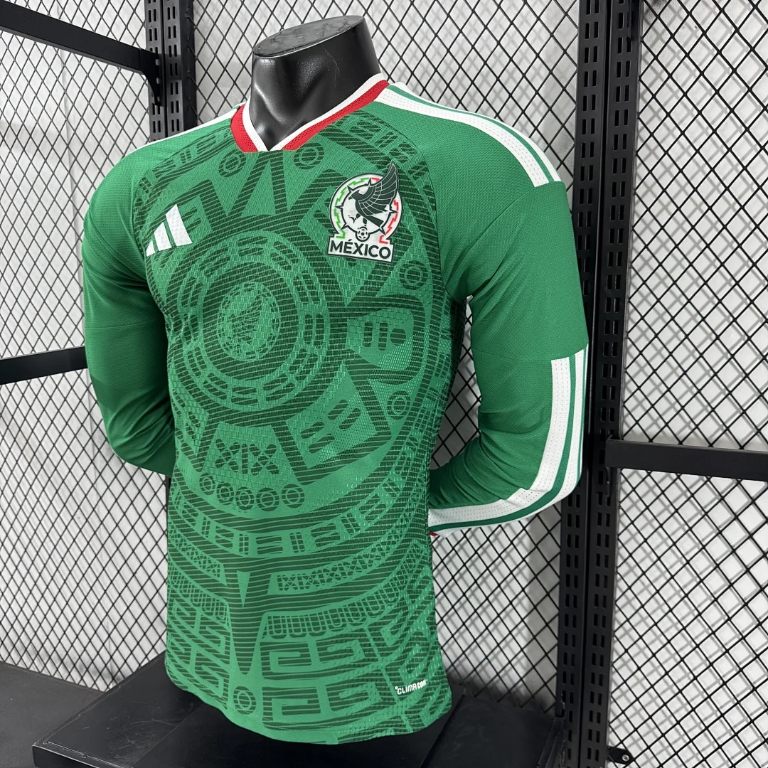 2026 Mexico Home Long Sleeve S-4XL - view 6