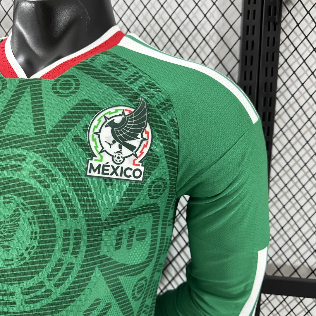 2026 Mexico Home Long Sleeve S-4XL - view 8
