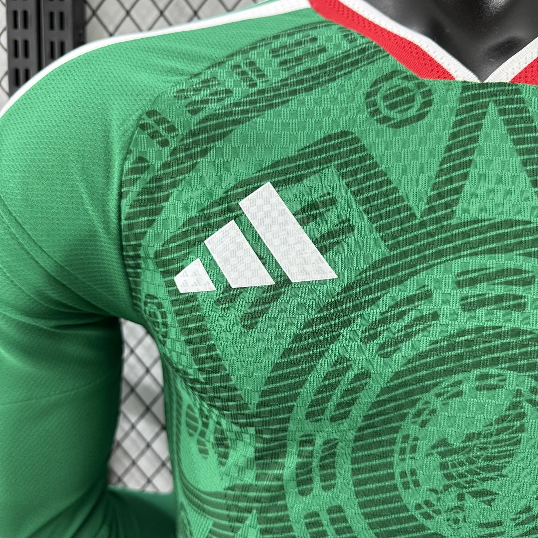 2026 Mexico Home Long Sleeve S-4XL - view 9