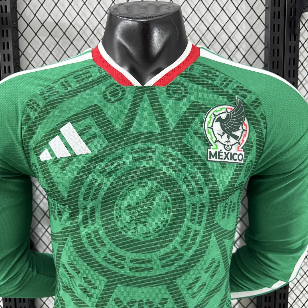 2026 Mexico Home Long Sleeve S-4XL - view 10