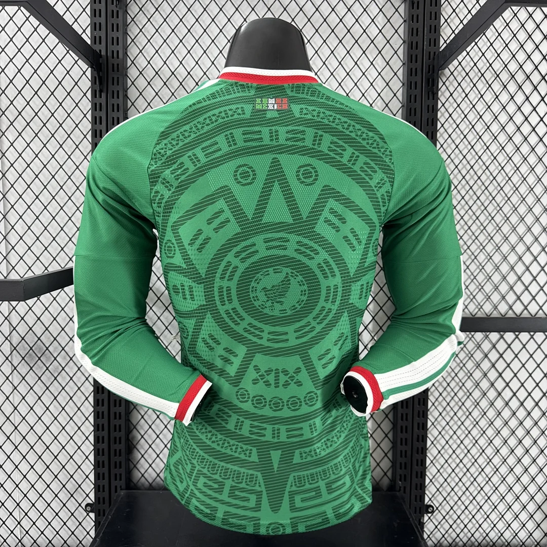 2026 Mexico Home Long Sleeve S-4XL - view 11