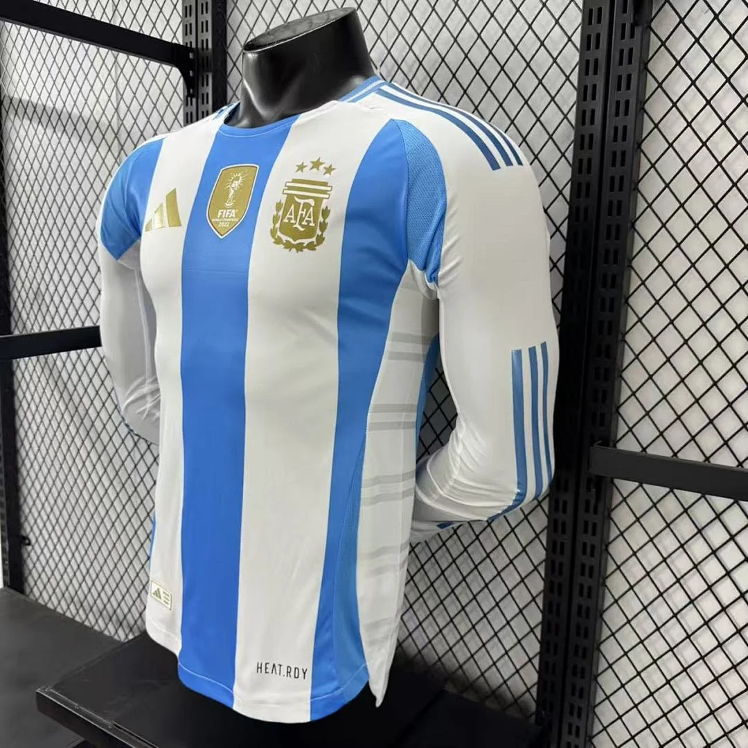 2024 Argentina Home Long Sleeve S-3XL - view 6