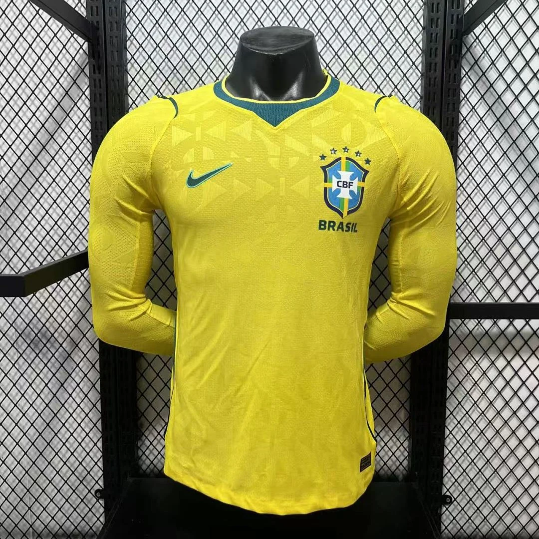 2026 Brazil Home Long Sleeve S-3XL - view 1