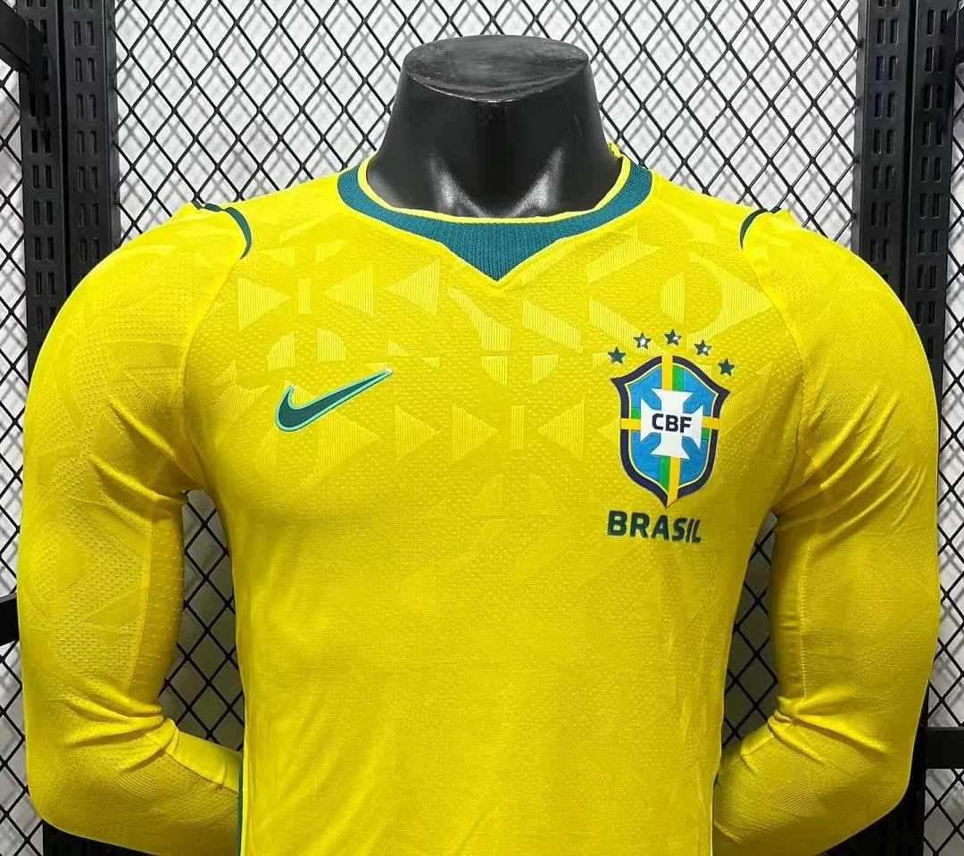 2026 Brazil Home Long Sleeve S-3XL - view 3