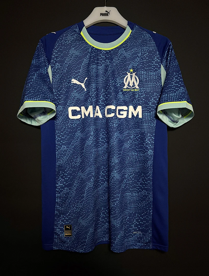 25-26 Marseille Third Away Kit S-4XL - view 1
