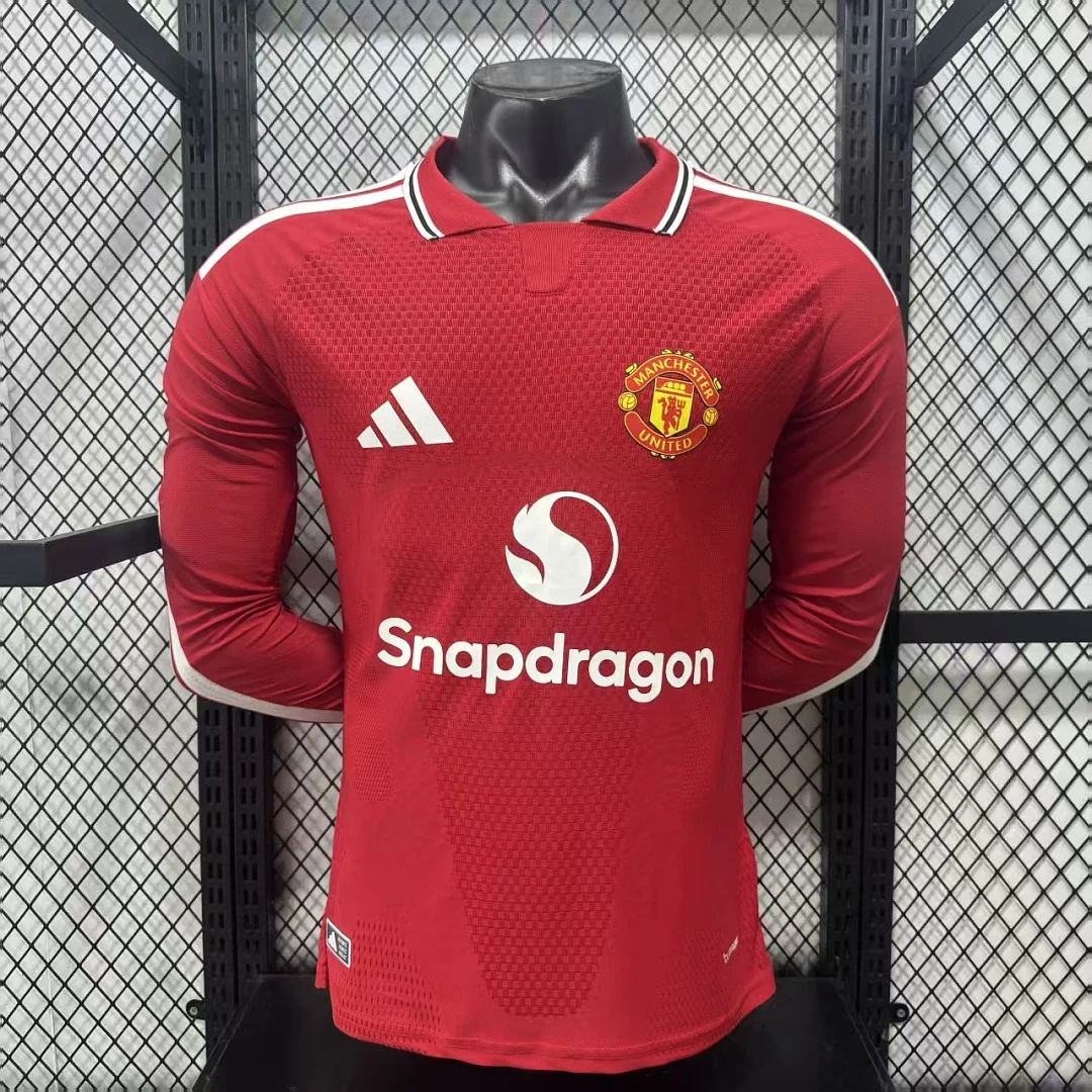 2627 Manchester United Home Long Sleeve S-2XL