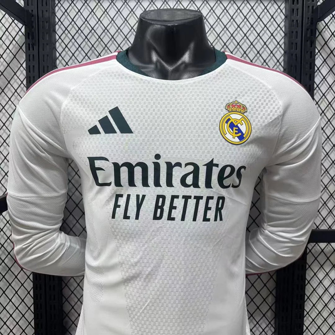 2627 Real Madrid Home Long Sleeve S-4XL - view 3