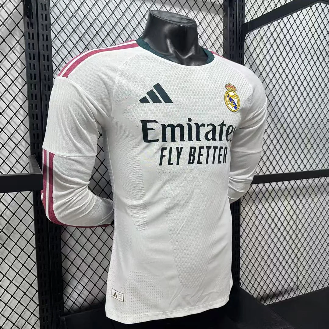 2627 Real Madrid Home Long Sleeve S-4XL - view 6