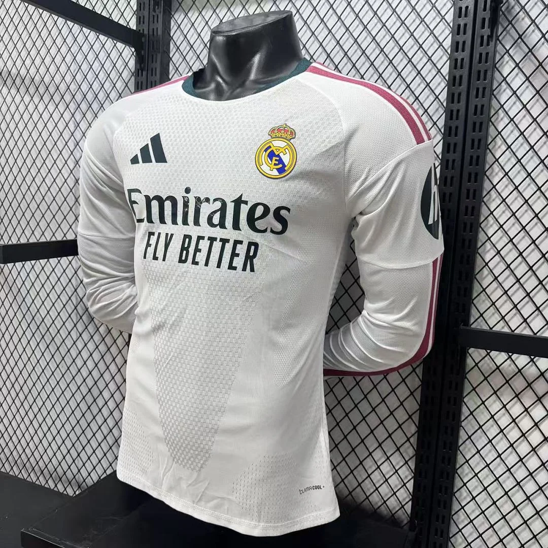 2627 Real Madrid Home Long Sleeve S-4XL - view 7