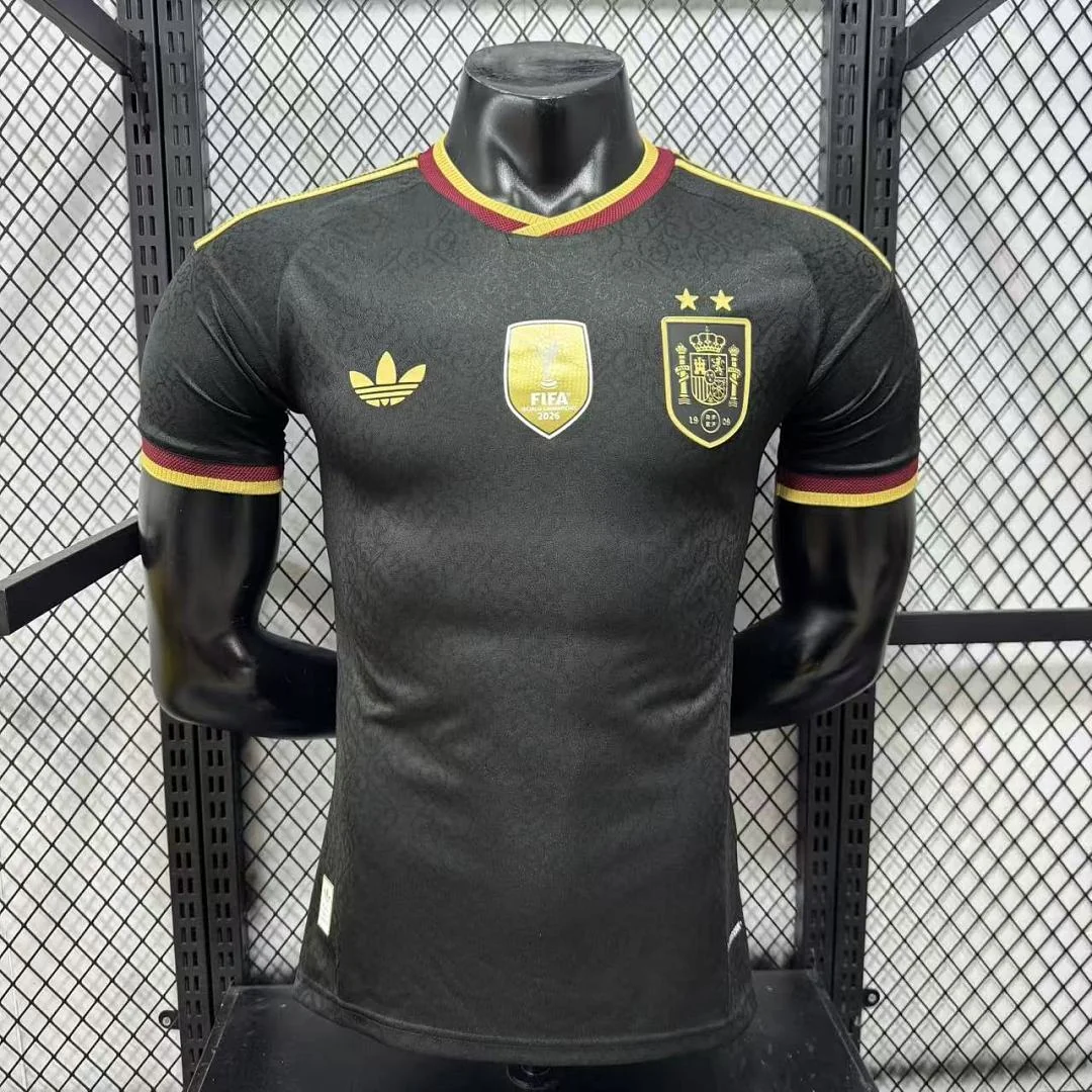 2026 Spain Black S-3XL
