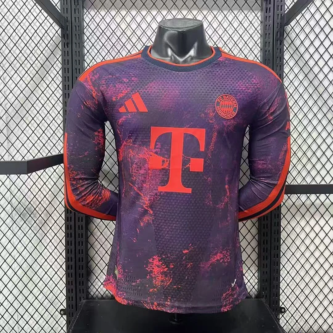 2627 Bayern Away Long Sleeve S-4XL