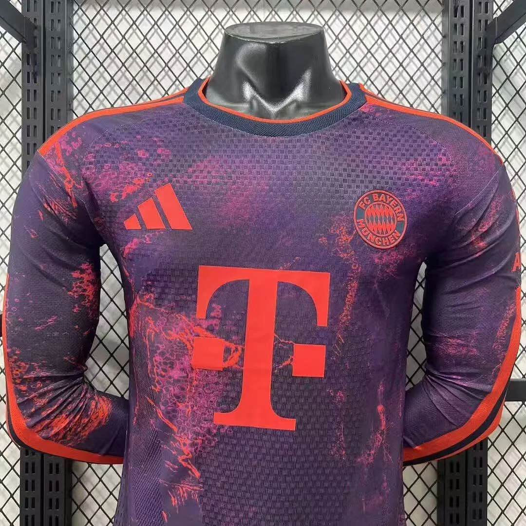 2627 Bayern Away Long Sleeve S-4XL - view 8